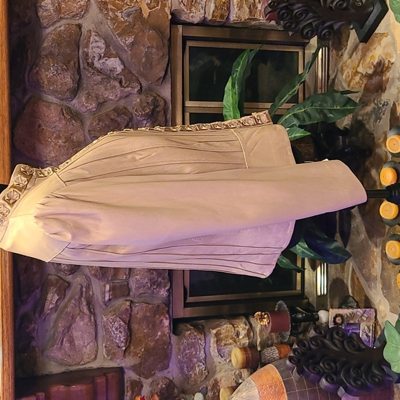 Peter Nygard Luxe Leather Jacket Size 14 - Picture 5 of 15